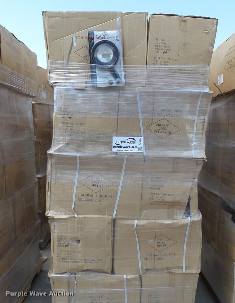 image for item DC6824 (1,500) Buffalo Tools 12V spotlights