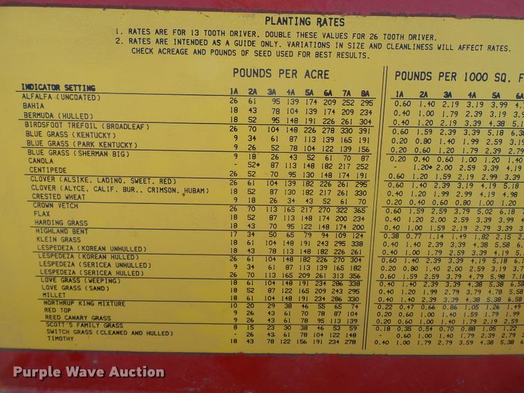 image for item DC6827 Brillion SLP10 seeder