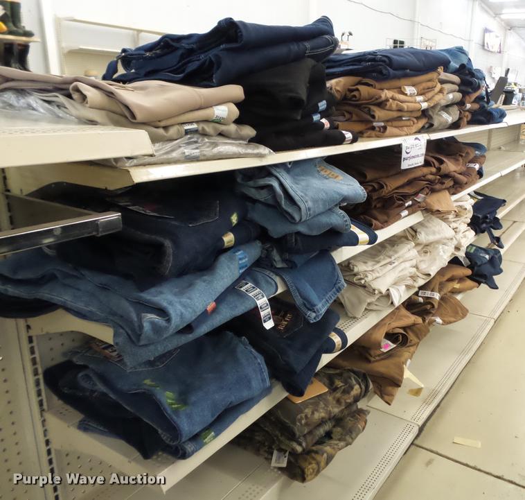 image for item DC6851 Approx 262 pairs of mens jeans, overalls, painters pants and brown duck pants