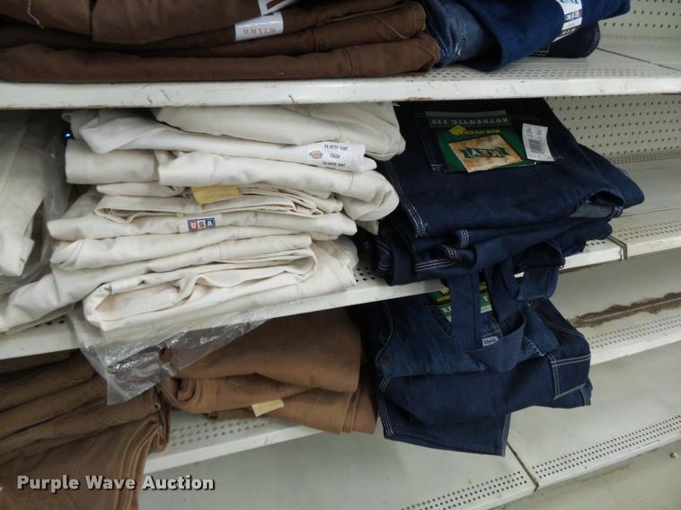 image for item DC6851 Approx 262 pairs of mens jeans, overalls, painters pants and brown duck pants