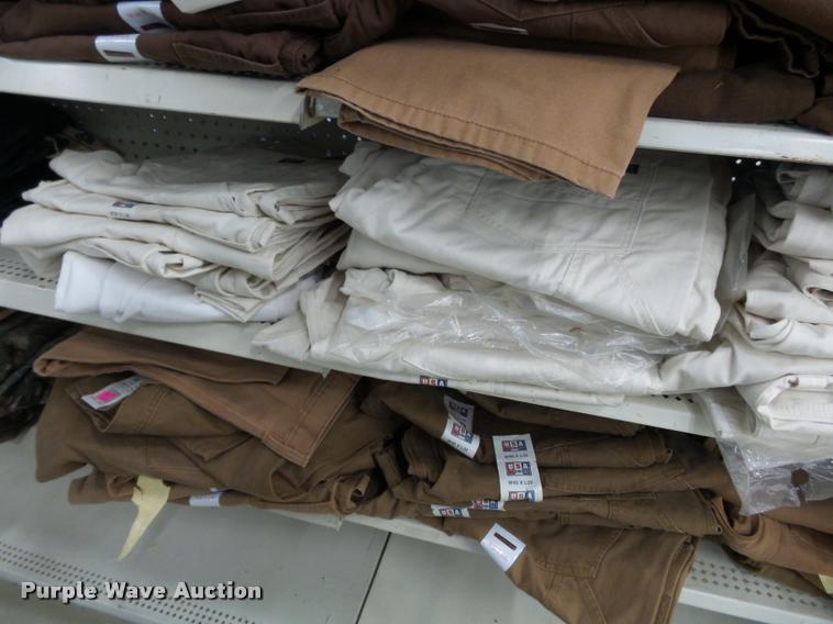 image for item DC6851 Approx 262 pairs of mens jeans, overalls, painters pants and brown duck pants