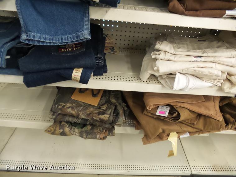 image for item DC6851 Approx 262 pairs of mens jeans, overalls, painters pants and brown duck pants