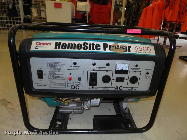 image for item DC6999 Onan 6500 generator