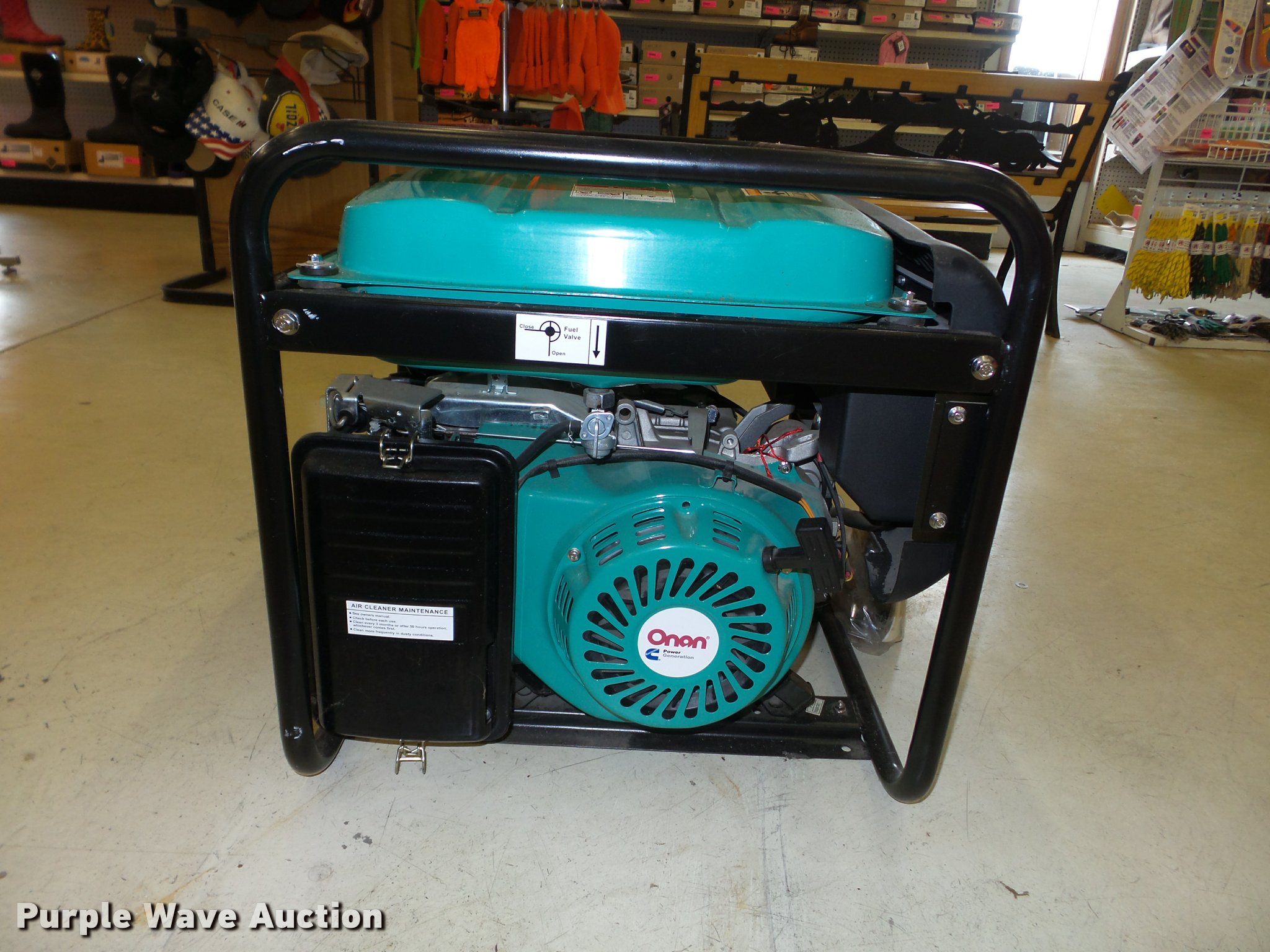 Onan 6500 generator in Sikeston, MO Item DC6999 sold Purple Wave