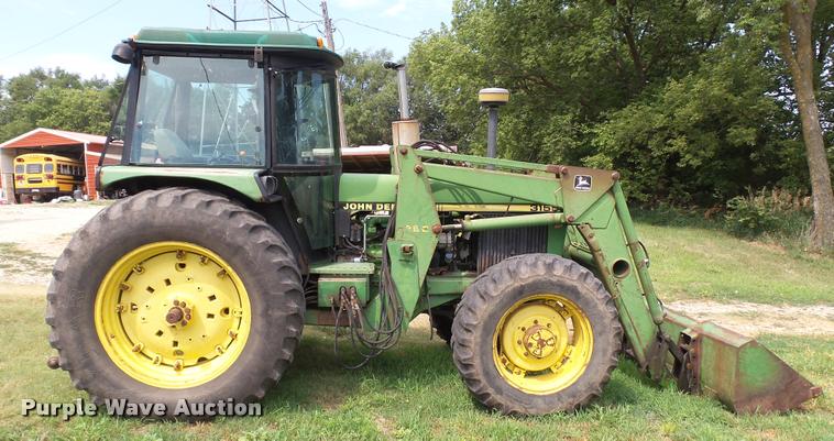 image for item DA1928 John Deere 3155 MFWD tractor