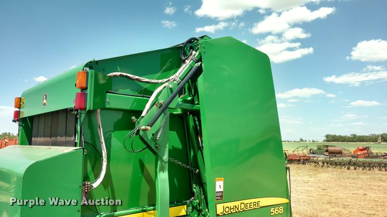 image for item DA5719 2010 John Deere 568 Mega Wide Plus round baler