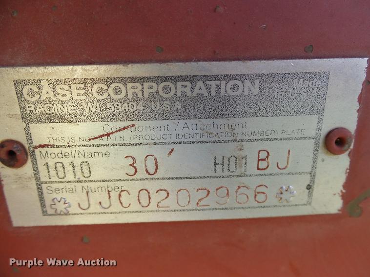 image for item DA6852 1996 Case IH 1010 rigid head
