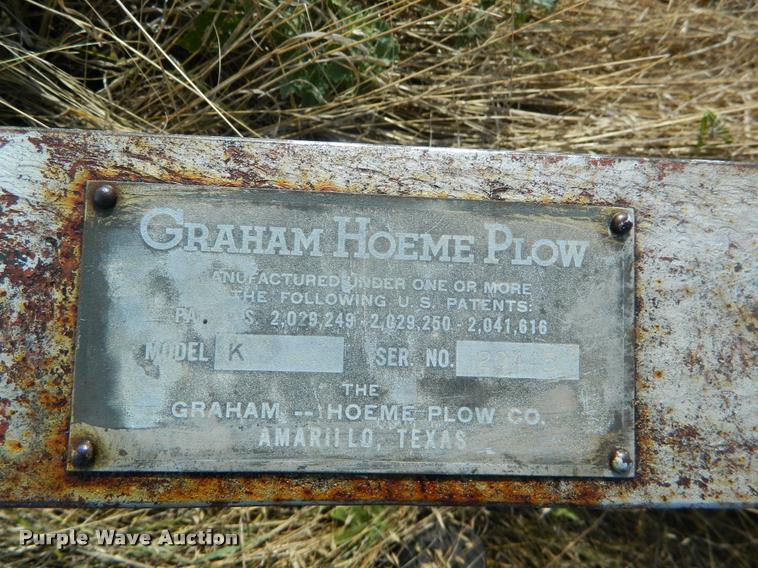 image for item DB1101 Graham Hoeme K plow