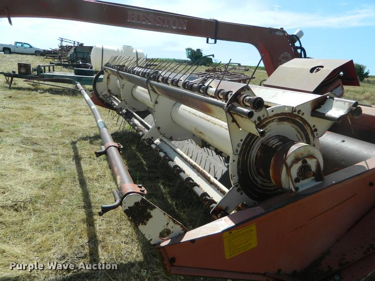 image for item DB1105 Hesston 1014 Hydroswing windrower