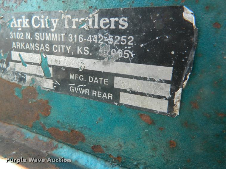 image for item DB1106 1996 ACT utility trailer