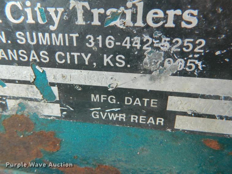 image for item DB1106 1996 ACT utility trailer