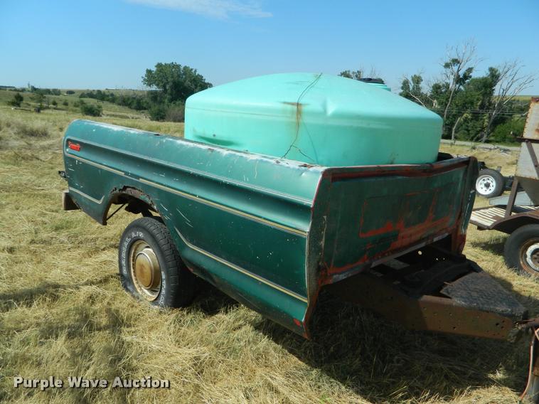 image for item DB1112 Ford pickup bed water trailer