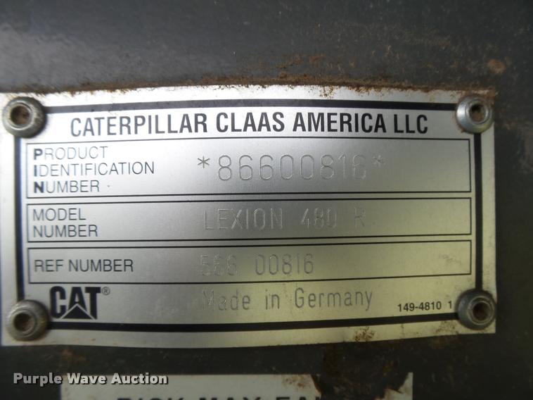 image for item DB2709 2002 Lexion 480R combine