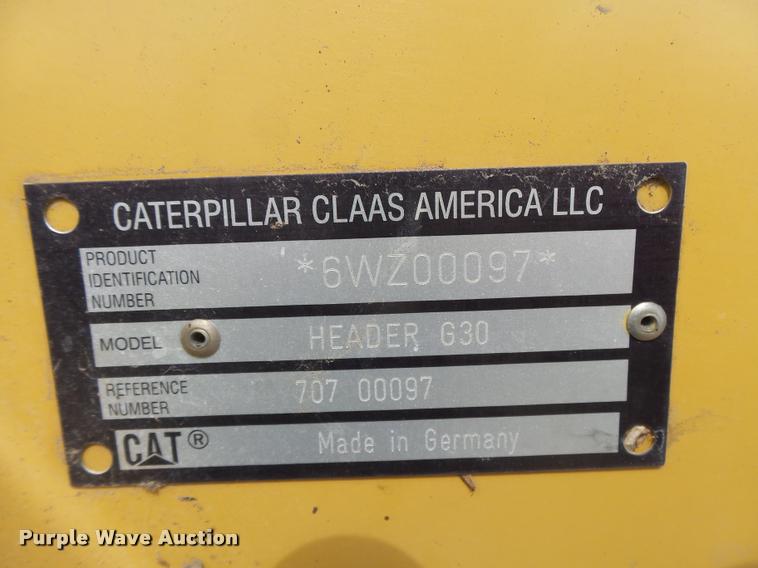 image for item DB2710 1999 Caterpillar G30 rigid head