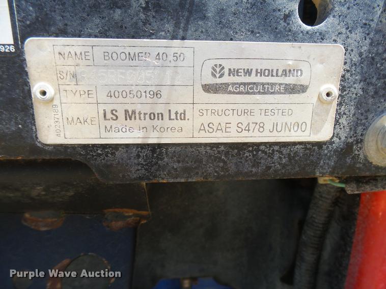 image for item DB2724 2012 New Holland Boomer 40 MFWD tractor