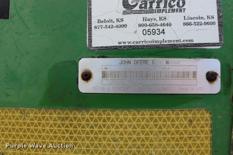 image for item DB9283 2001 John Deere 1560 no-till split row grain drill