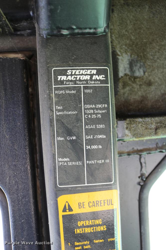 image for item DB9284 1980 Steiger Panther III PTA325 4WD tractor