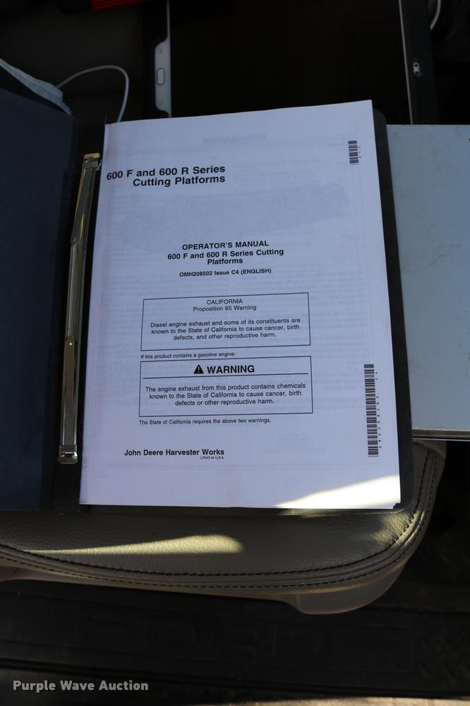 image for item DB9288 2008 John Deere 630F flex head