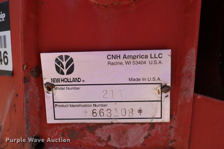 image for item DB9324 2004 New Holland 216 hay rake