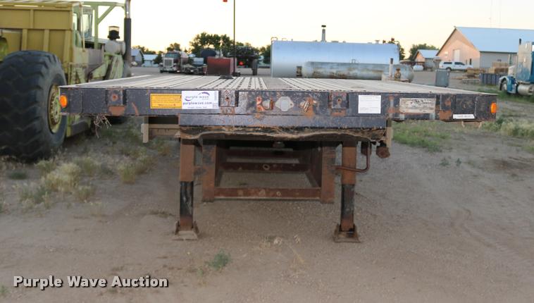 image for item DB9358 1999 Talbert TSDW-80K-T1-C drop deck equipment trailer