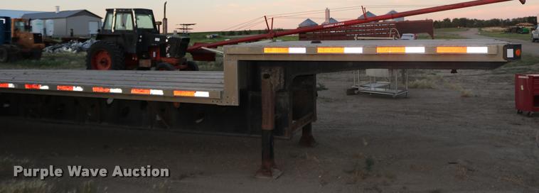 image for item DB9358 1999 Talbert TSDW-80K-T1-C drop deck equipment trailer