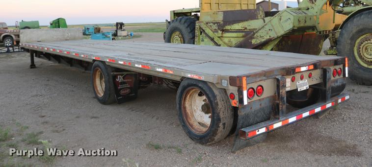 image for item DB9358 1999 Talbert TSDW-80K-T1-C drop deck equipment trailer