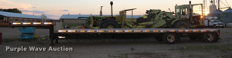 image for item DB9358 1999 Talbert TSDW-80K-T1-C drop deck equipment trailer
