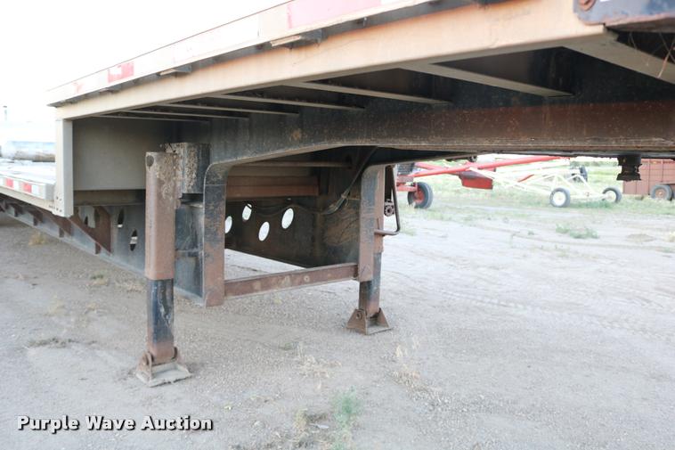 image for item DB9358 1999 Talbert TSDW-80K-T1-C drop deck equipment trailer