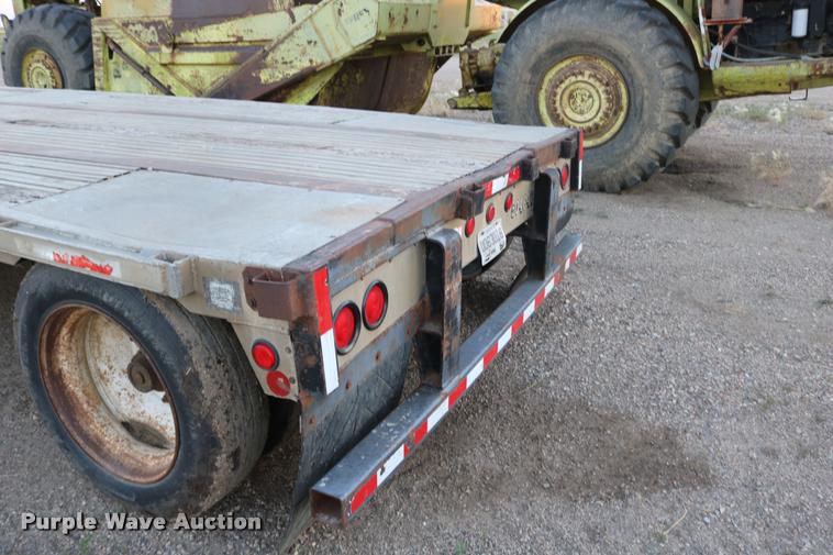 image for item DB9358 1999 Talbert TSDW-80K-T1-C drop deck equipment trailer
