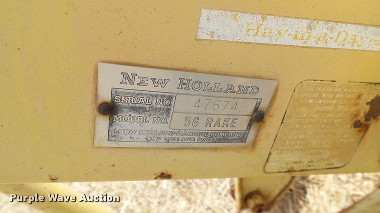 image for item DG9832 New Holland 56 hay rake