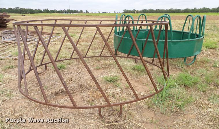 2 Round Bale Feeders Item Dg9923 8 23 2017