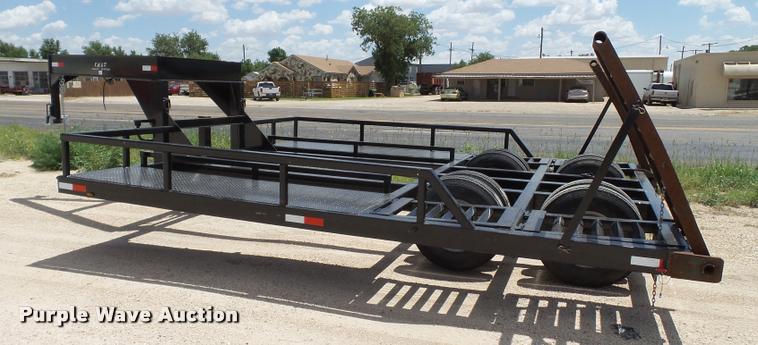 image for item DL9090 2015 KW&F swather trailer