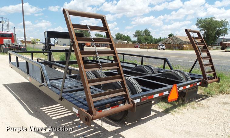 image for item DL9090 2015 KW&F swather trailer