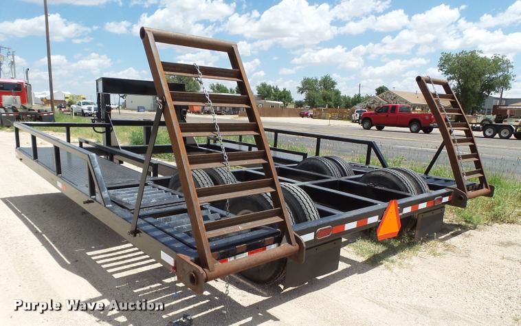 image for item DL9090 2015 KW&F swather trailer