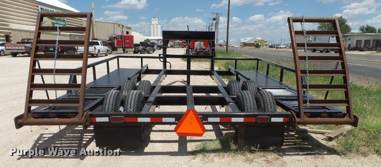 image for item DL9090 2015 KW&F swather trailer
