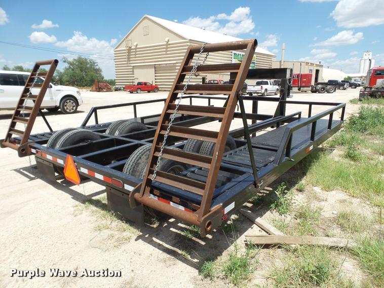 image for item DL9090 2015 KW&F swather trailer