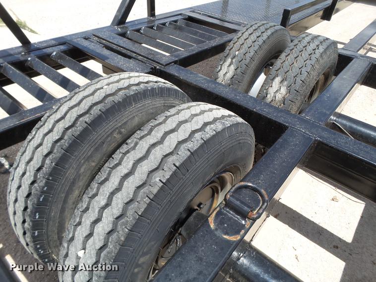 image for item DL9090 2015 KW&F swather trailer