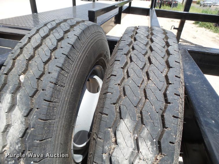 image for item DL9090 2015 KW&F swather trailer