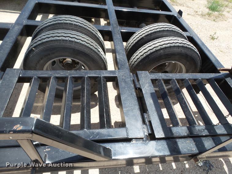 image for item DL9090 2015 KW&F swather trailer