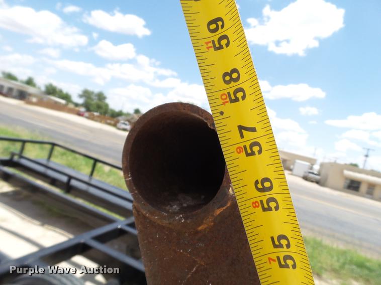 image for item DL9090 2015 KW&F swather trailer