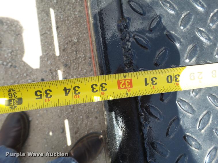 image for item DL9090 2015 KW&F swather trailer