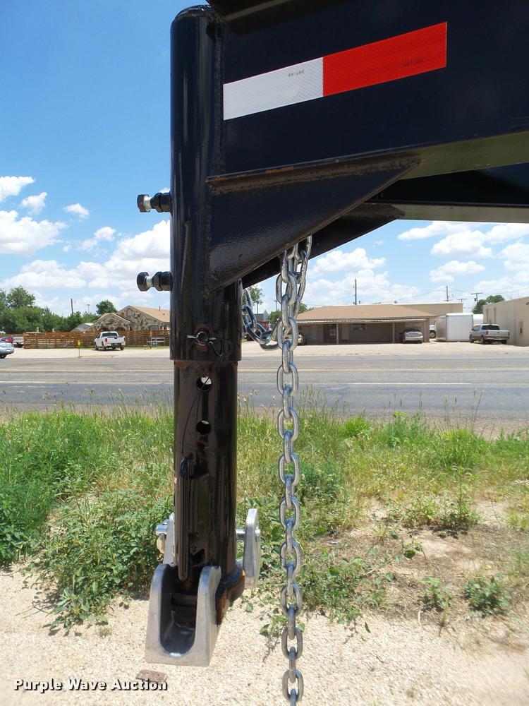 image for item DL9090 2015 KW&F swather trailer