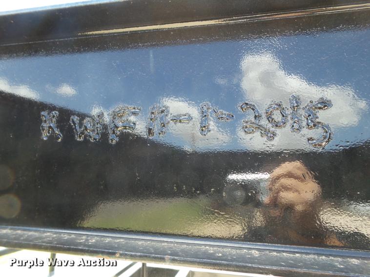 image for item DL9090 2015 KW&F swather trailer