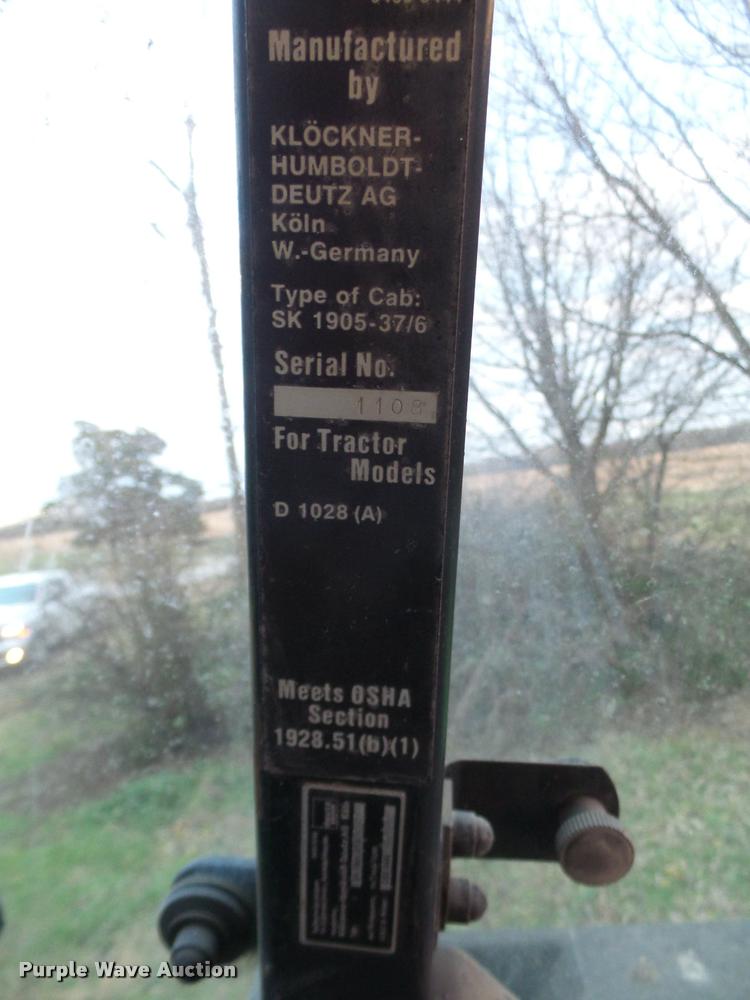 image for item G1339 Deutz Allis 7145 MFWD tractor