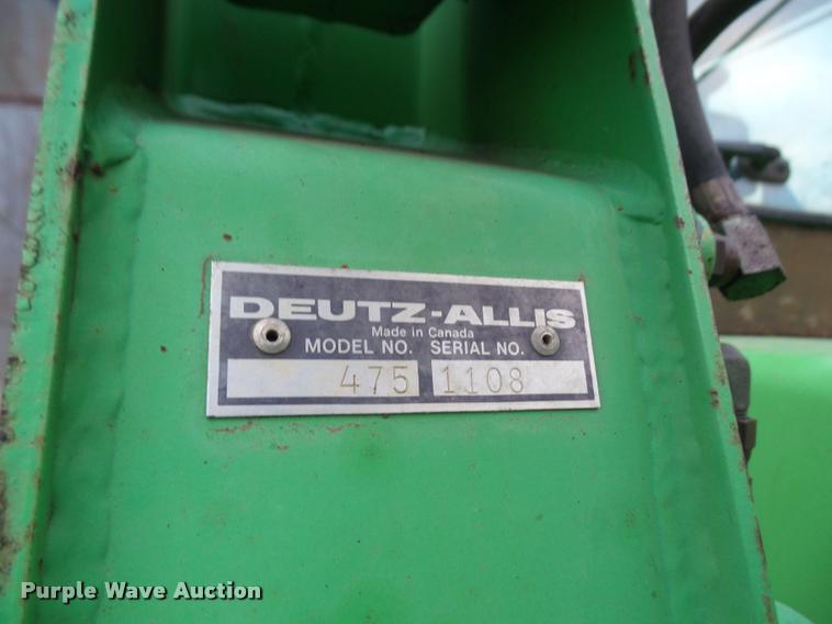 image for item G1339 Deutz Allis 7145 MFWD tractor