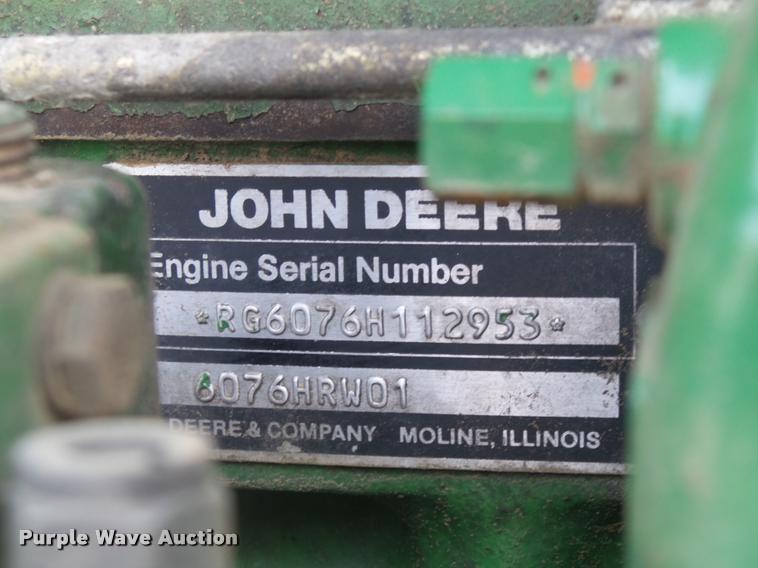 image for item K7529 1990 John Deere 4955 MFWD tractor