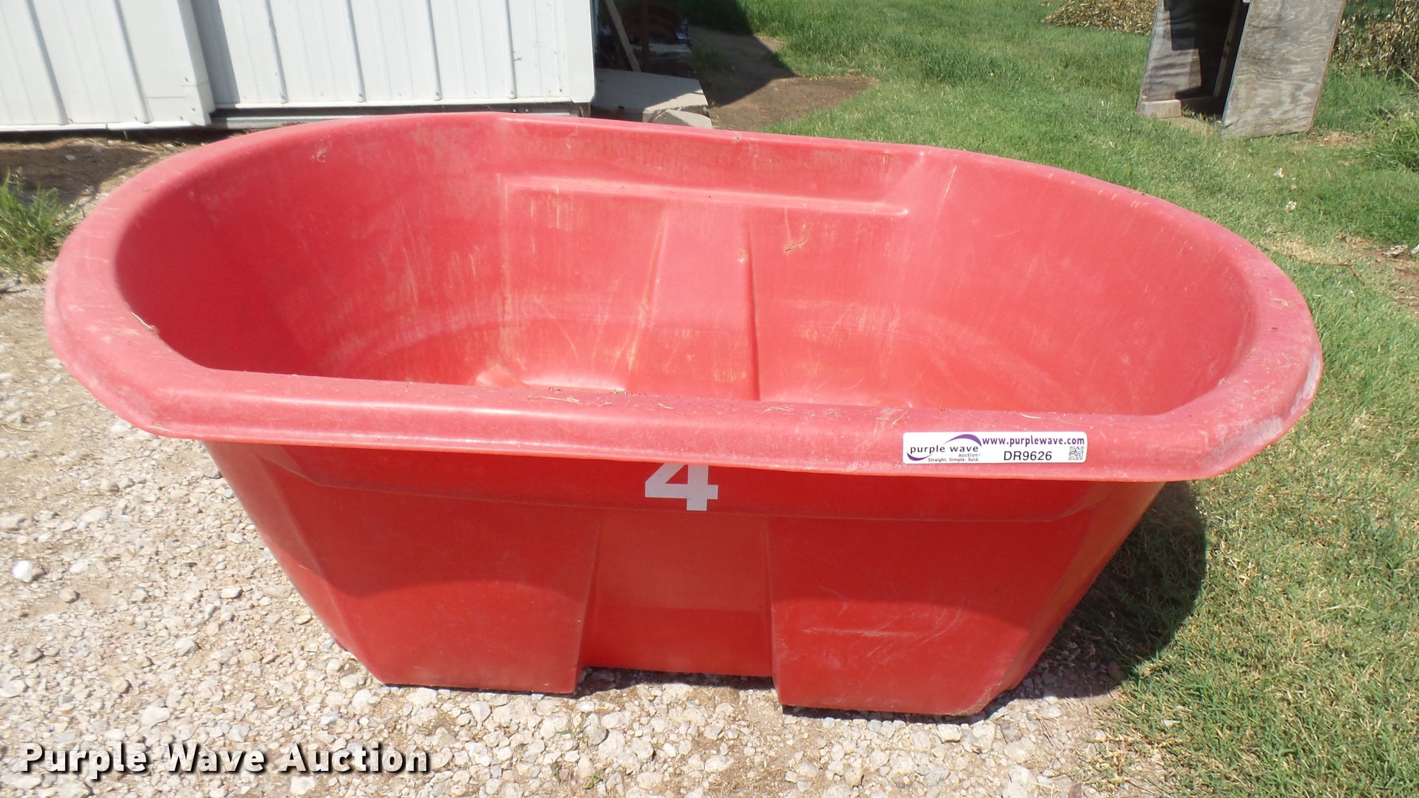 (5) poly feed tubs in Nickerson, KS Item DR9620 sold Purple Wave