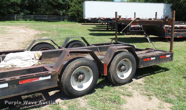 image for item CA9060 1992 shop built drop deck trailer