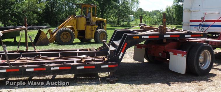 image for item CA9060 1992 shop built drop deck trailer