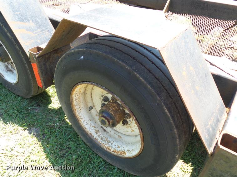 image for item CA9060 1992 shop built drop deck trailer